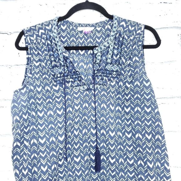 Beachlunchlounge sleeveless geometric shirt - Picture 12 of 12